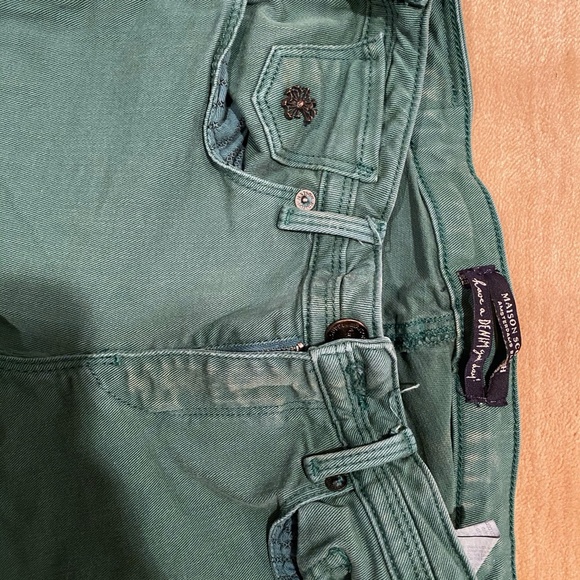 Green Low-Rise Skinny Jeans - Picture 2 of 6